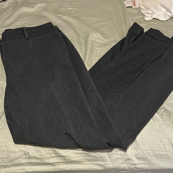 Lane Bryant Pants - Gray Lane Bryant Wide Leg Pants - 14 Tall